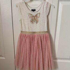Zunie girls butterfly dress